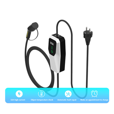 3.5kW 7kW 11kW Ev Carregador Ac Carregador portátil IP65 impermeável