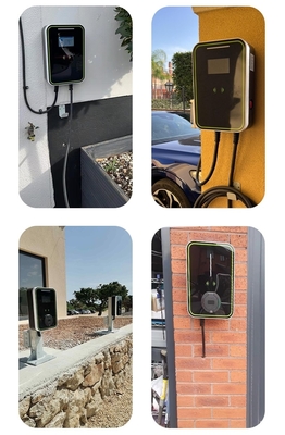 Hotéis Apartamento Veículo Ev Caixa Estação de Carregamento CCS2 GB/T Nível 1 2 Plug de Carregador
