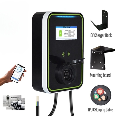 Hotéis Apartamento Veículo Ev Caixa Estação de Carregamento CCS2 GB/T Nível 1 2 Plug de Carregador