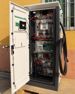 Hotéis Apartamentos 3 Fase Ev Carregador Duplo Smart DC Carro Elétrico Rápido 150-1000V
