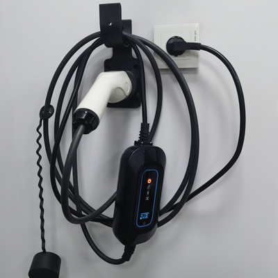 3.5KW 7KW 11KW AC Plug Charge EV Home Nível 1 2 Ev Carregador Casa Carro móvel