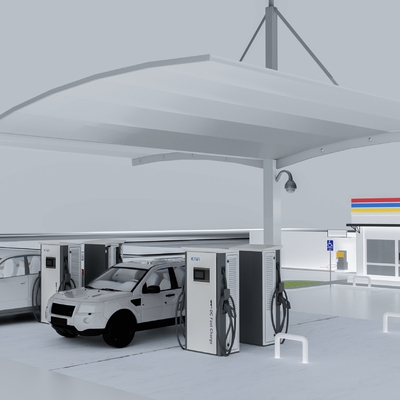 Estações de carregamento rápido de 150 V a 1000 V para veículos eléctricos