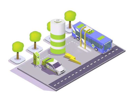 Estação de carregamento de carros Ev Construir informações sobre a instalação de energia de saída para casa