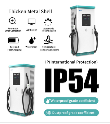 Moulds personalizados IP54 Estações de carregamento de veículos elétricos de corrente contínua rápida públicas comerciais 180KW 240KW