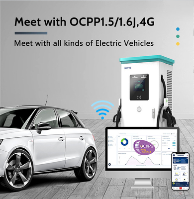 Moulds personalizados IP54 Estações de carregamento de veículos elétricos de corrente contínua rápida públicas comerciais 180KW 240KW