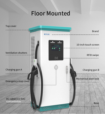 Ecrãs de publicidade público comercial carregador rápido DC EV 180KW 240KW
