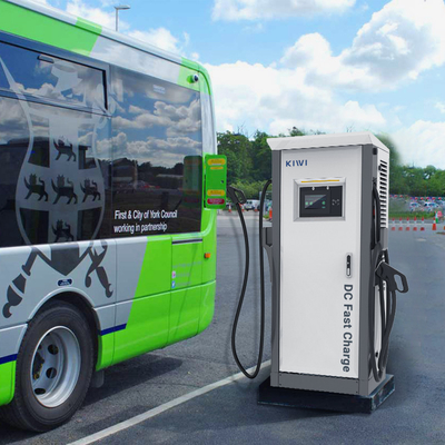 Estação de carregamento de veículos elétricos de 60 kW com código QRCode