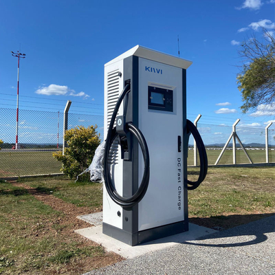 AC 0A-182A Intervalo de corrente de entrada Conectores duplos Carregador EV para carros elétricos 120kw