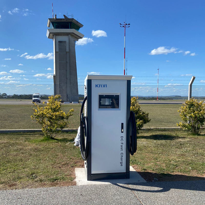 Estação de carregamento de automóveis Smart Ev Tipo 1/2 com potência de saída de 60 kW e rede de alta frequência