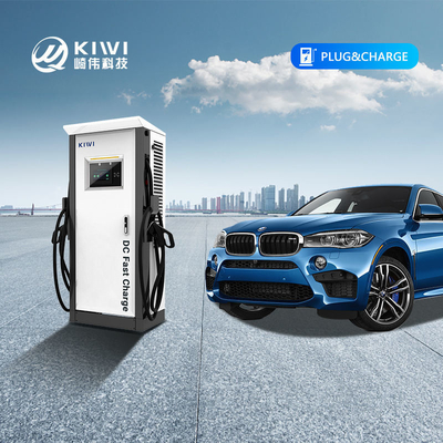 Estação de carregamento de automóveis Smart Ev Tipo 1/2 com potência de saída de 60 kW e rede de alta frequência