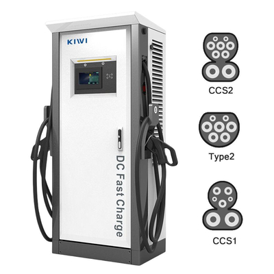 Voltagem de saída DC 200V-1000V 60KW 120KW CCS2 Chademo Tipo2 EV