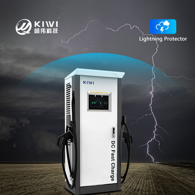 Voltagem de saída DC 200V-1000V 60KW 120KW CCS2 Chademo Tipo2 EV