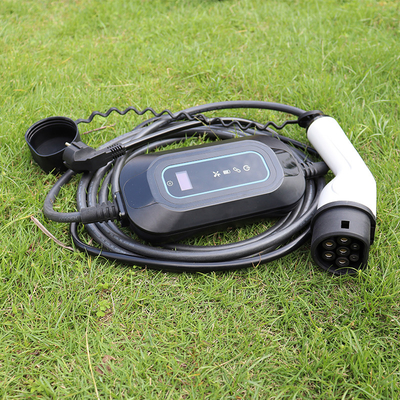 Estação de energia de automóvel portátil com RCD tipo B 30mA 6mA AC Leakage e comunicação RS485