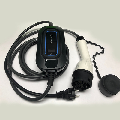 Carregador de carro elétrico portátil 16A Conexão Detecção de temperatura para Tesla Model S