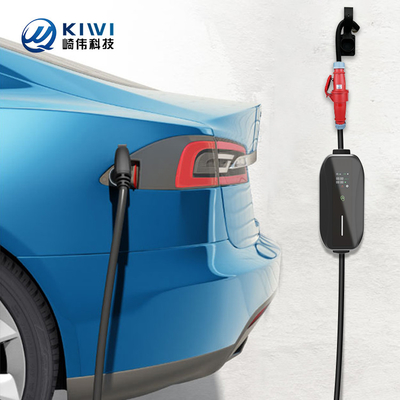 KIWI GBT Tipo 2 Estação de carregamento rápido de veículos elétricos 16A Carregador EV portátil para BYD