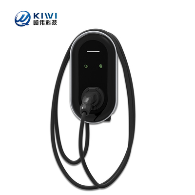 Estações de carregamento de veículos elétricos de 220 V montadas na parede para carregamento rápido do tipo 2