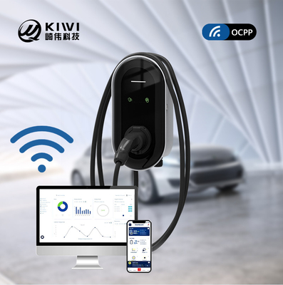 11kw Wifi DC LCD Display CCS2 Car EV Wallbox Charger para carregamento rápido e conveniente