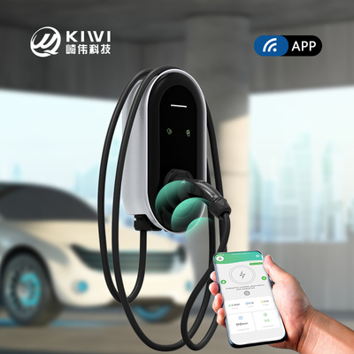 11kw Wifi DC LCD Display CCS2 Car EV Wallbox Charger para carregamento rápido e conveniente