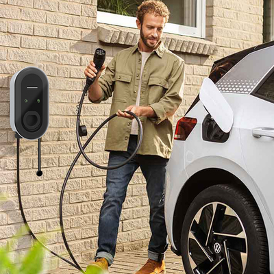 11kw Wifi DC LCD Display CCS2 Car EV Wallbox Charger para carregamento rápido e conveniente