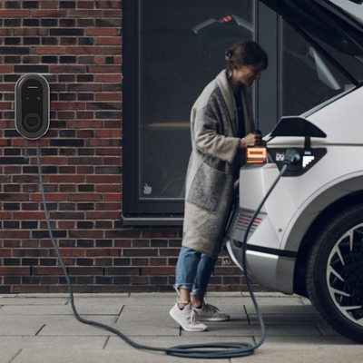 Estação de carregamento de parede portátil de 3 fases de 7KW-22kw para Hongqi no shopping outdoor
