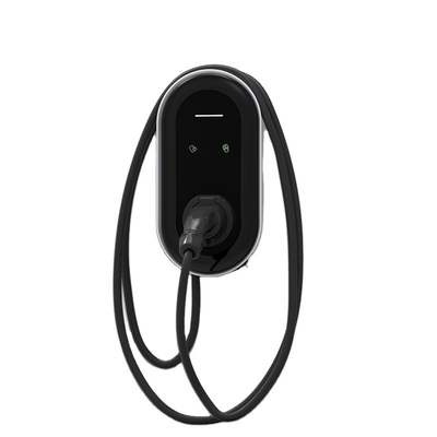 Carregador rápido de veículos elétricos KIWI 22KW montado na parede/coluna para tensão de entrada de 380v e tipo de cabo 1 2