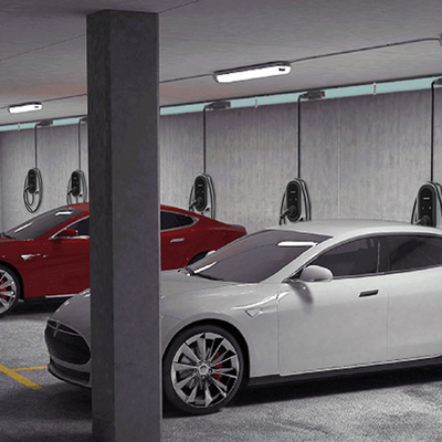 GBT Socket 1 Phase AC Level 2 EV Charging Station com saída de 7 kW e monitoramento de tensão