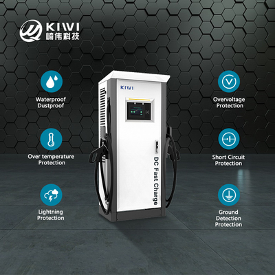 Carregador de carro elétrico rápido de saída de corrente contínua de 120 kW com CCS 1 2 Ocpp1.6