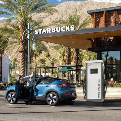 OCPP comercial CCS 120KW DC EV carregador Estação de carregamento de veículos elétricos 2 armas RCD