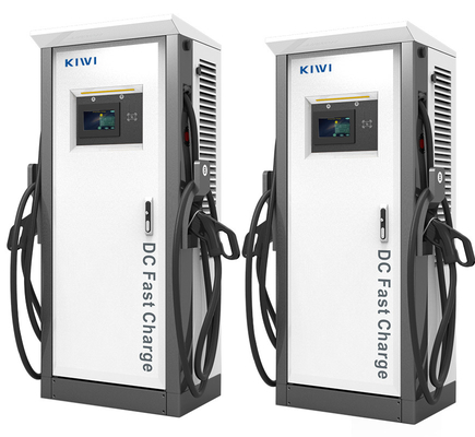 120kw CCS1 CCS2 Car Chademo EV DC Estação de Carregamento Rápido com Frequência de Rede de 50Hz±10Hz