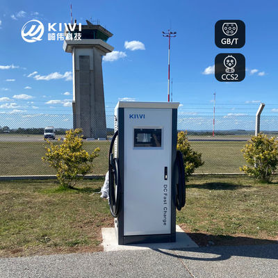 Carregador de veículos elétricos de 120 kW CCS tipo 2 para estacionamento de supermercados