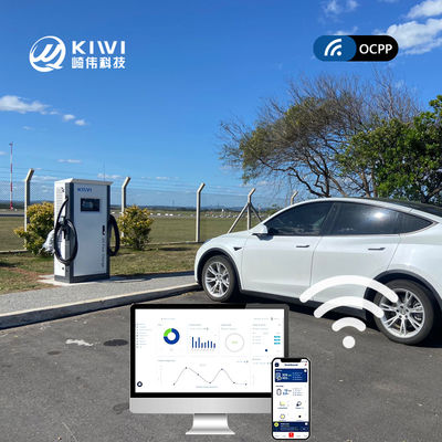 Carregador de veículos elétricos de 120 kW CCS tipo 2 para estacionamento de supermercados