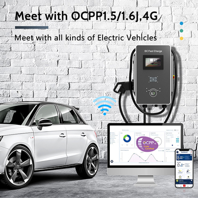 30kW Fast SmartDC EV Charger com 50Hz±10Hz Grid Frequency e Leakage Protection Switch