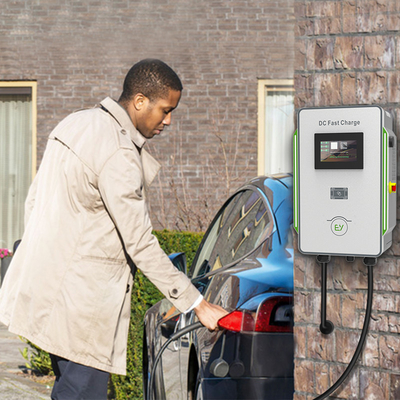 Carregador rápido de 30kW DC para Hyundai Ioniq 5 no KIWI Amusement Park Supermercado Jardim de Infância