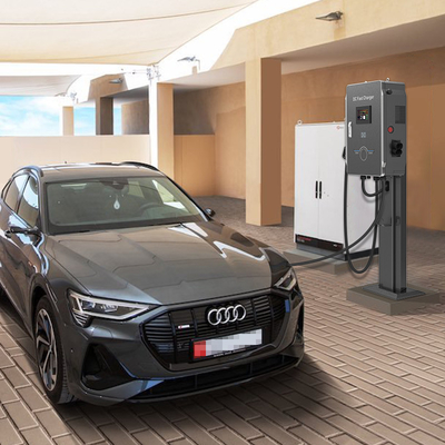 Método de instalação em parede/coluna de equipamento de carregamento de veículos elétricos de 140 kW