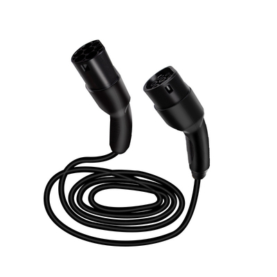 5m cabo de carregamento universal de veículos elétricos 16A-32A Tipo 1 a Tipo 2 cabo de carregamento de veículos elétricos