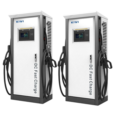 Estação de carregamento de corrente contínua de 60kw 120kw CCS Chademo Tipo2 EV para carros BMW em pé