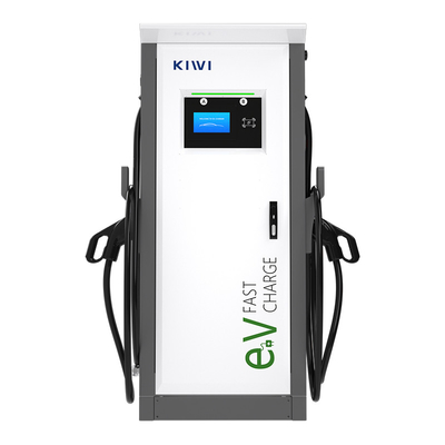 60kW ~ 150kW DC EV Charger Stack Double Charging Gun Floor Mounted DC Fast Electric Car Charging Station Estação de carregamento de carros elétricos