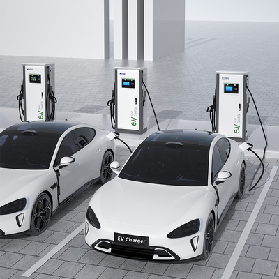 Hotéis Apartamentos 3 Fases Dual Smart DC Fast EV Charger com CCS1 CCS2 GB/T CHAdeMO Interface Standard