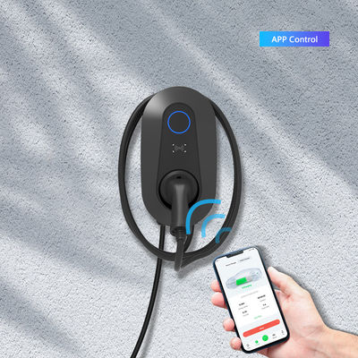 Carregador de veículos elétricos de corrente alterna de 7 kW com tomada do tipo 1/tipo 2/GB/T e RFID