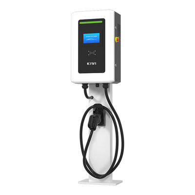 Carregador DC EV de 20kW 30kW 40kW com CCS1 CCS2 GB/T CHAdeMO 130A