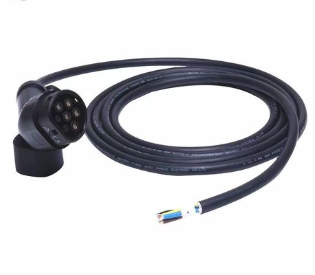 Linha de carregador de automóveis elétricos universal de 5 m 16A-32A 2 Unidades de tipo 4 com classe de chama UL94-V0