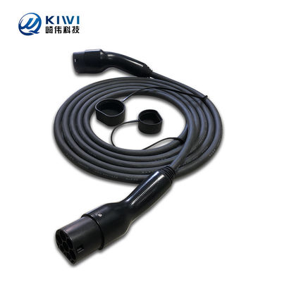 Cabo portátil de carregamento de veículos elétricos KIWI Tipo 1 a Tipo 2 Classe de chama UL94-V0